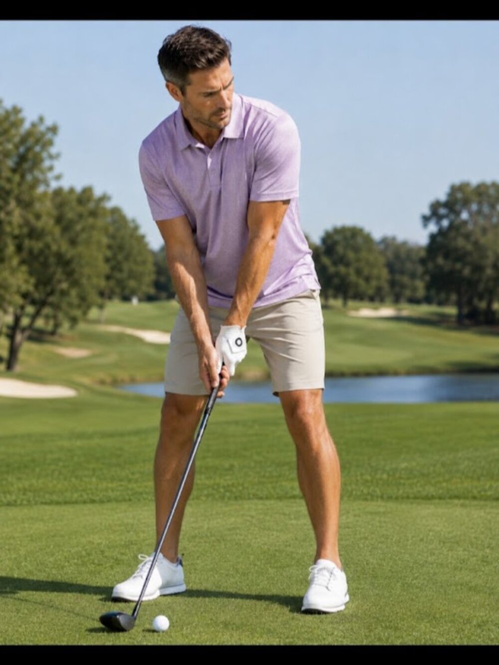 Golf shirt bundle of 2 Short Sleeve Collared Jersey Knit mens Polos